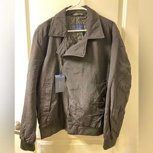 Zara Man Black Bomber Jacket Mens Size XL NWT